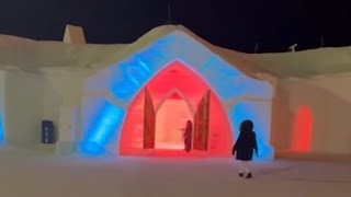 ICE HOTEL: Hôtel de Glace - Quebec City, Canada 🇨🇦 || Inside the Ice Hotel in Quebec City ||2023