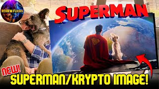 This New Superman Movie Image Will Melt Your Heart—Meet Krypton the Superdog!