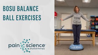 BOSU Ball Balance Exercises