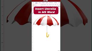 Umbrella ☔ Symbol shortcut key in MS word #msword #mswordforbeginners #mswordshortcuts #shorts