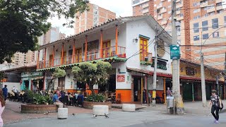 Recorrido Parque de Sabaneta Antioquía Colombia | Sabaneta park walking Iglesia por dentro