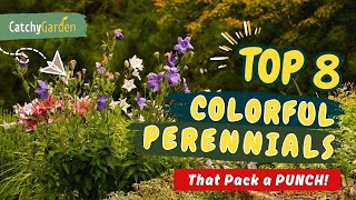 Top 8 COLORFUL Perennials That Pack a PUNCH! 🌸🌈🌻 // Gardening Ideas