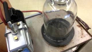 How to use the Vacuum pump and Bell Jar