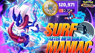 THIS INSANE SMOKE SURF META BUILD OF GRENINJA MADE GRENINJA THE S-TIER ATTACKER!!!🔥 | Pokemon Unite