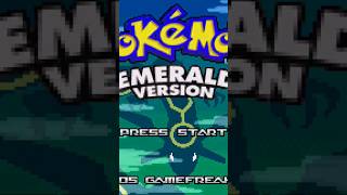 POKEMON EMERALD Opening Intro - GBA Shorts #iykyk