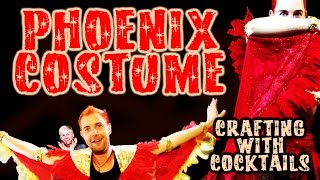 How to make a PHOENIX COSTUME! Crafting With Cocktails (3.23)