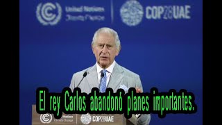 El rey Carlos abandona importantes planes para el futuro de la monarquía