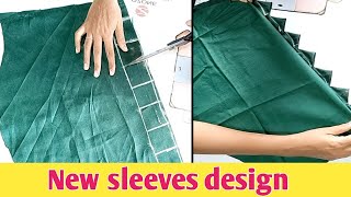 New Trendy Sleeves design || blouse bahi design cutting and stitching