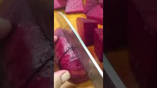 Let's Cut Beetroot #trendingshorts #viralvideo #beetroot #shorts #youtubeshorts