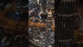 View From Burj Khalifa's 124th Floor (15 November 2024) #view #burjkhalifa #shorts