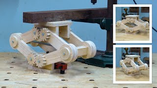 Build Your OWN Wooden Lifting Table With These Woodworking Tricks!