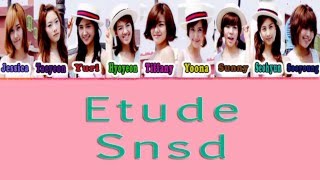 [Han/Rom/Eng] Snsd - Etude Lyrics