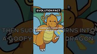 Dragonite's Evolution: From Elegant to Goofy! 🐉😆 #Dragonite #Shorts #PokemonEvolution