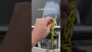 How to tie a water ski rope.