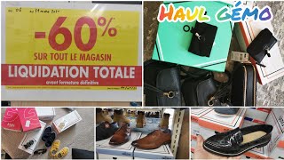 تخفيضات مهمة 60%- 📢بالي قبل ما يسالي😅liquidation totale sur tout le magasin gémo de grande synthe