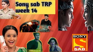 Sony _sab _TRP _week_ 14#TRP #sonysab