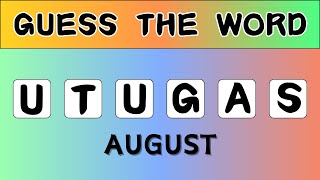 Scrambled Word Game - Guess The Word Game (6 letters)