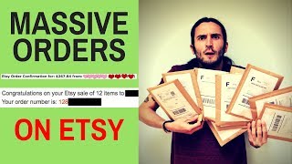 Etsy Business Tips: How to get MASSIVE Etsy Orders (etsy tips)