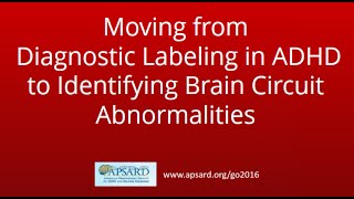 Moving from Diagnostic Labeling in ADHD to Brain Pattern Classifications , ADHD in Adults