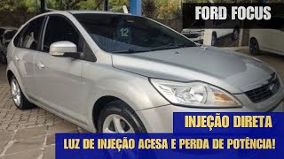 FORD FOCUS COM INJEÇÃO DIRETA. Luz de injeção acesa e perda de potência!