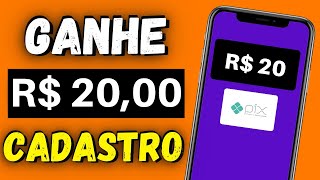 Ganhe R$20 Reais no CADASTRO APP Pagando no PIX - APP PAGANDO NA HORA 2022 - CADASTROU GANHOU✅