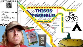 Quest To Ride All Weekend Metrolink Lines on 1 Day Pass! - Bicycle Transit Adventure