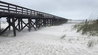 5/28/18—Tropical Storm Alberto and the Pier in Mexico Beach, FL