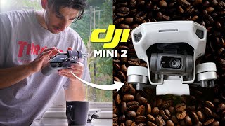 Coffee B-Roll shot ENTIRELY on the DJI Mini 2..