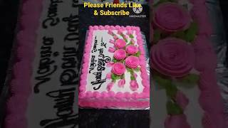 Amazing Cake Design/Beautiful Birthday Cake #cake #making #ytshorts #shorts