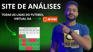 SITE DE ANÁLISES: A NOVA FERRAMENTA DE ANÁLISE DO FUTEBOL VIRTUAL DA BETANO COM TODAS AS LIGAS.