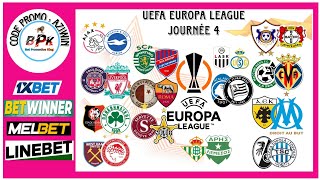 PRONOSTICS FOOTBALL : Mes Pronostics de la 4ème journée de l'UEFA Europa League.