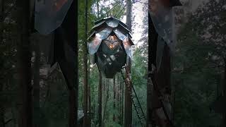 The Pinecone Treehouse Airbnb in Bonny Doon, California (15 min away from Santa Cruz) #california