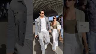 Siddharth Malhotra and Kiara Advani take off in style! ✈️✨ Jet-setters in action. #kiaraadvani