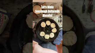 Sourdough Buttermilk Biscuits are delicious!!! #cooking #recipe #fyp #shorts #viralshorts