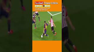 Football Titans Collide | Ronaldo VS Messi | Shorts