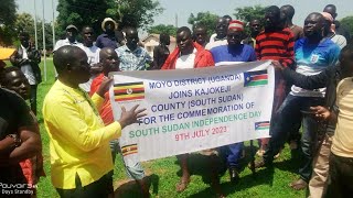 TIBIDI Dance of the Nyepo people in Kajo-Keji County South Sudan, 12th Independence Day.