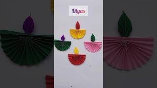 Diyas 🪔 making with paper #paperdiyas#papercrafts