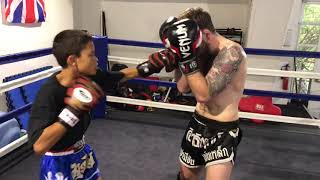 Tin Sparring Muay Thai at Keynsham September 2018