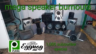 mega speaker destruction extravaganza (1,000 subscriber special!)