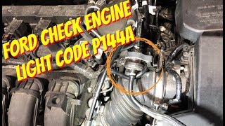 Ford Focus Check Engine Light Code P144A (Evap Purge Valve)