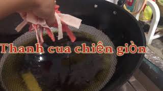 Thanh cua chiên giòn món ăn vặt