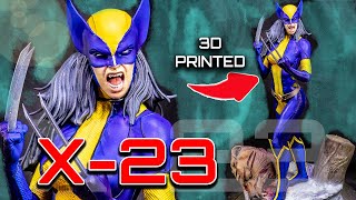 Tips on How to Paint Beautiful 3D Printed Figures, Miniatures, and Statues - X-23 Wolverine