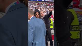 Jay Z  @ Wembley for the #UCLfinal 2 support Vinicius & Real Madrid Vs Dortmond