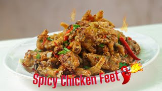 Spicy Chicken Feet: crispy snack great with beer