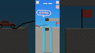 Draw bridge puzzle game level 1985  #drawing #game #Shorts