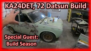 KA24DET Engine Build in a 72 Datsun!!