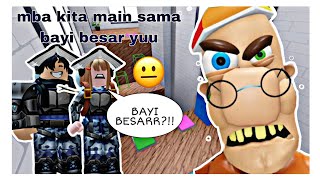 BERMAIN DENGAN BAYI BESAR?!!😨😵 - Teamwork Obby || Roblox Indonesia