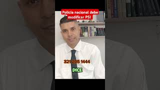 policía nacional debe modificar PSI para subir PDF #ponal #policianacional #policia #militaryjustic