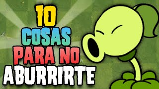 10 COSAS que DEBES HACER cuando ESTÉS ABURRIDO en PVZ 2