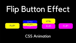 CSS Flip Button Animation - Create a Flip Book Effect Using HTML+CSS